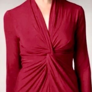 CAbi Glamour Knot red twist front #631 SMALL